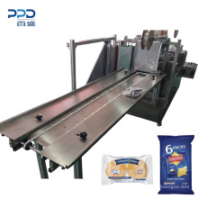 Automatic 4 sides sealing wafer biscuits paper bag packing machine